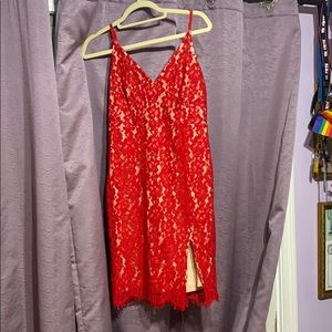 RED MINI DRESS